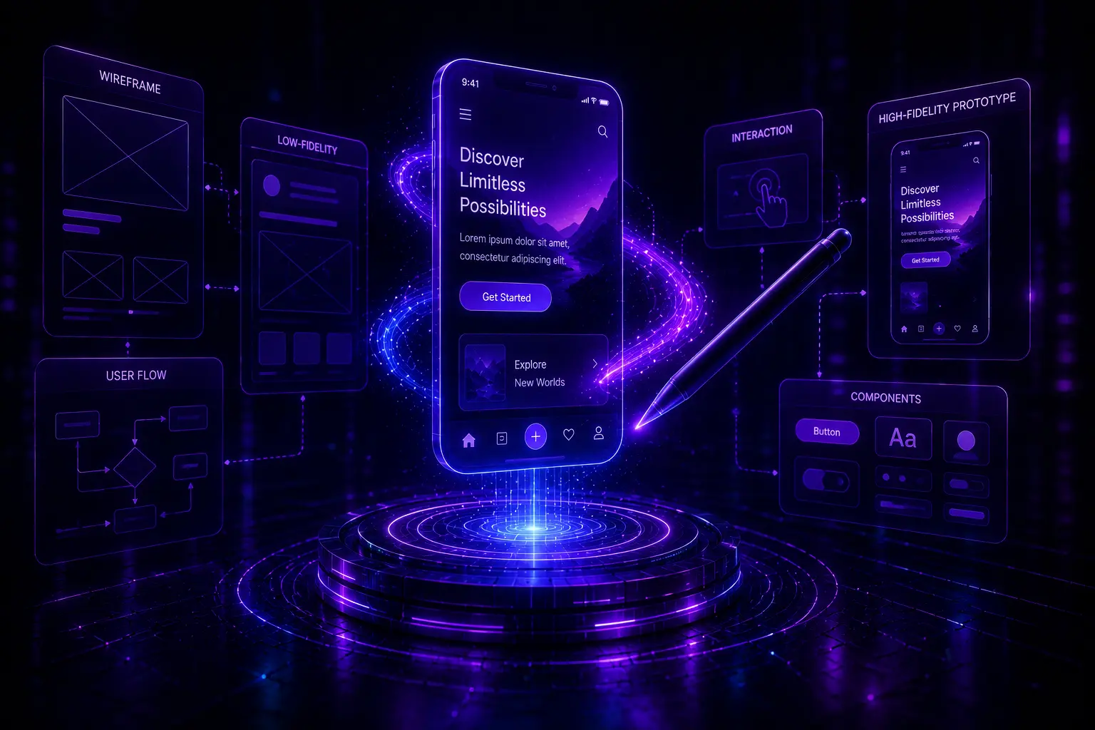 Wireframing & Prototyping That Turns Ideas into Clickable Reality