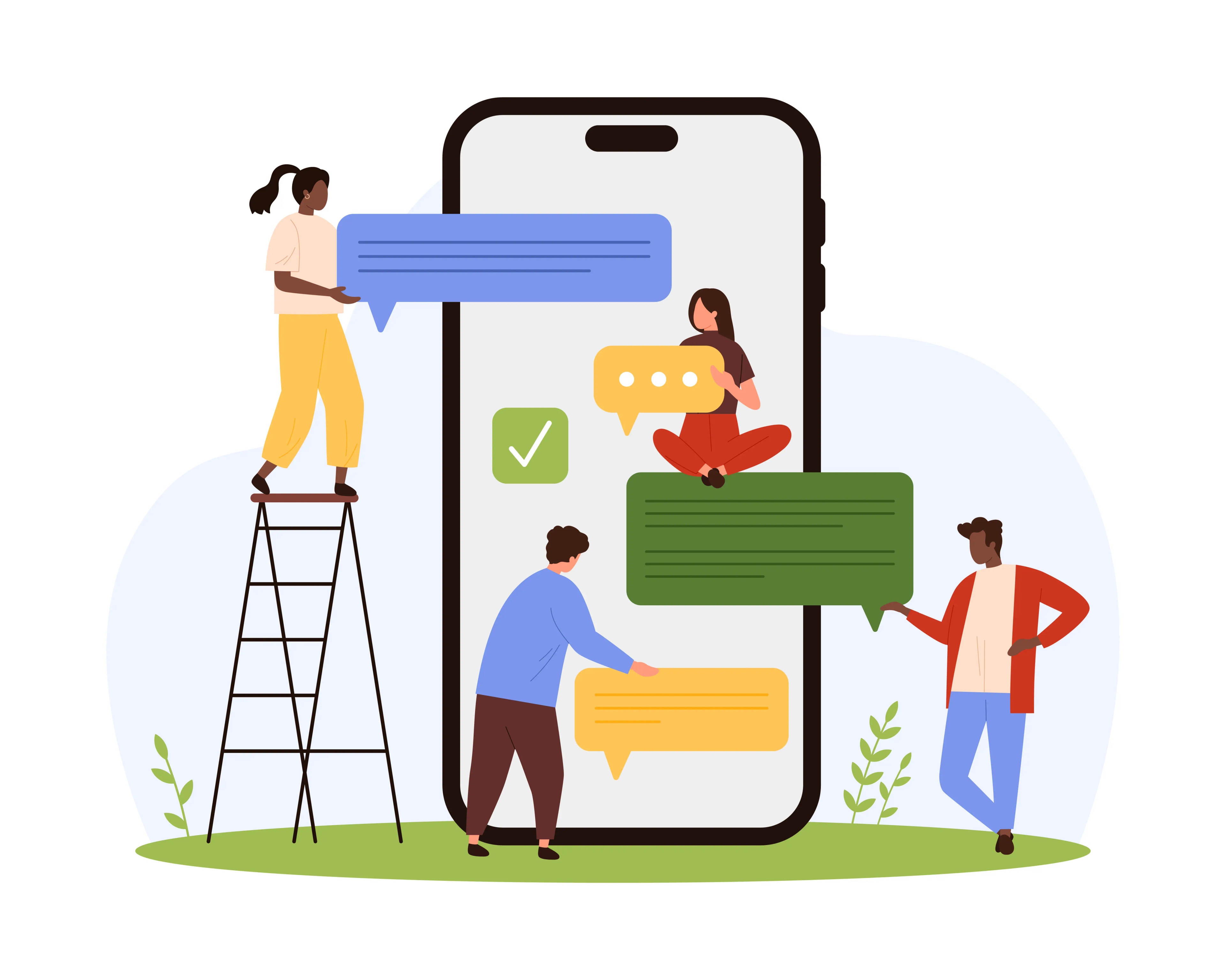 Business communication using WhatsApp and SMS APIs