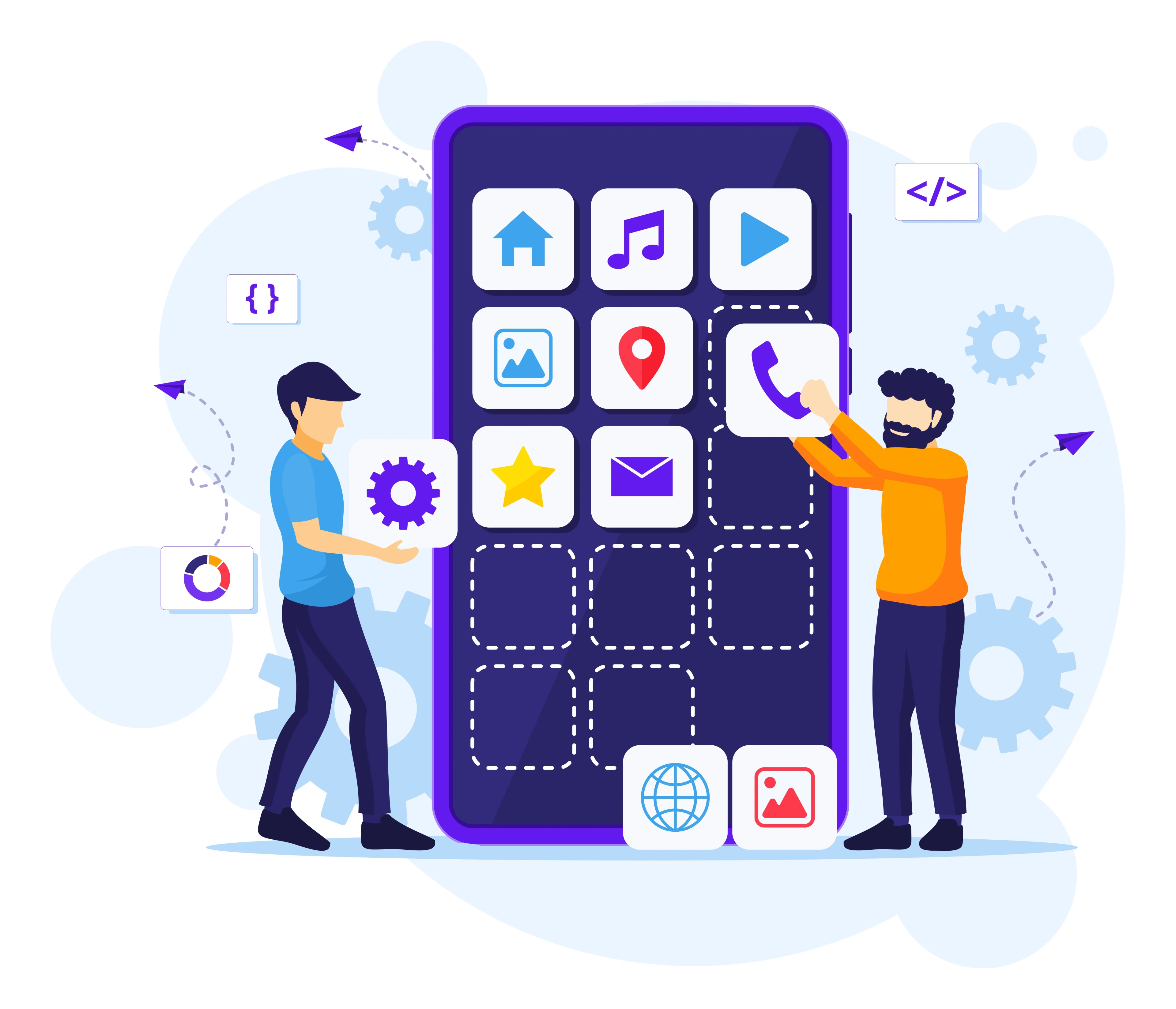 Team building innovative mobile applications