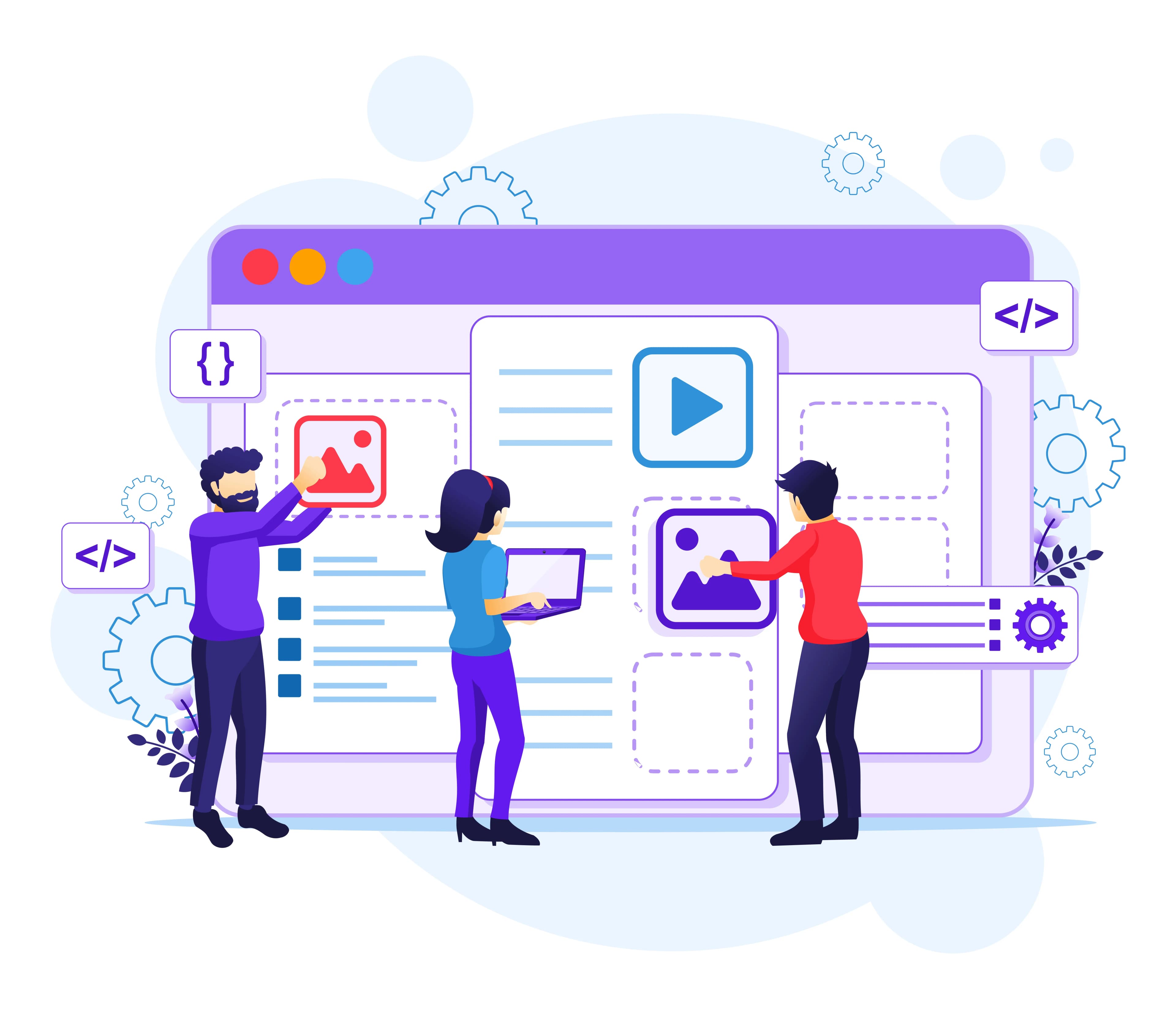Team building innovative web applications